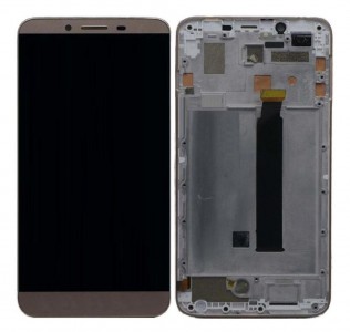 Lcd With Touch Screen For Panasonic Eluga Note Gold By - Maxbhi Com