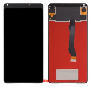 Lcd With Touch Screen For Xiaomi Mi Mix 2 Black By - Maxbhi Com