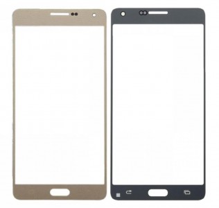 Replacement Front Glass For Samsung Galaxy A7 2015 Gold By - Maxbhi Com
