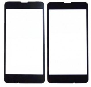 Replacement Front Glass For Nokia Lumia 630 Black By - Maxbhi Com