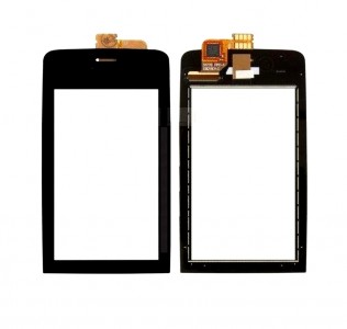 Touch Screen Digitizer For Nokia Asha 310 Black By - Maxbhi Com