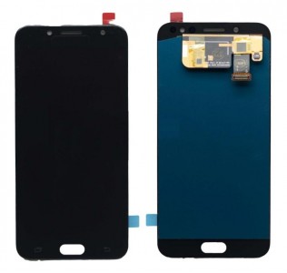Lcd With Touch Screen For Samsung Galaxy C8 Black By - Maxbhi Com