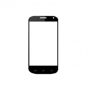 Replacement Front Glass For Sansui C32 Black By - Maxbhi.com