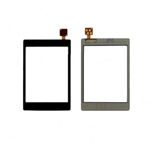 Touch Screen Digitizer For Lg Cookie Lite T300 Black By - Maxbhi Com
