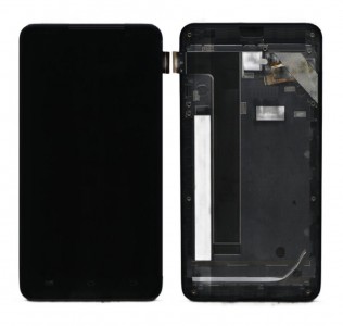 Lcd With Touch Screen For Micromax A310 Canvas Nitro Black By - Maxbhi Com