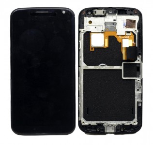 Lcd With Touch Screen For Motorola Moto X Xt1055 Black By - Maxbhi Com