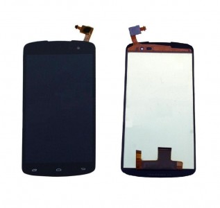 Lcd With Touch Screen For Xolo Omega 5 0 Black By - Maxbhi Com