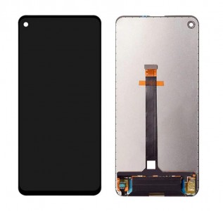 Lcd With Touch Screen For Samsung Galaxy A8s Black By - Maxbhi Com