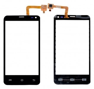 Touch Screen Digitizer For Lava Iris 460 Black By - Maxbhi Com