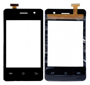 Touch Screen Digitizer For Intex Aqua V Plus Black By - Maxbhi Com
