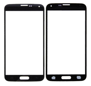 Replacement Front Glass For Samsung Galaxy S5 Smg900t Black By - Maxbhi Com