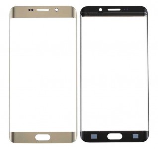 Replacement Front Glass For Samsung Galaxy S6 Edge Plus Usa Gold By - Maxbhi Com