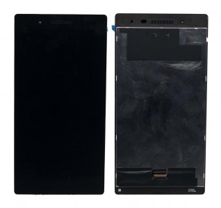 Lcd With Touch Screen For Lenovo Tab 7 Black By - Maxbhi Com