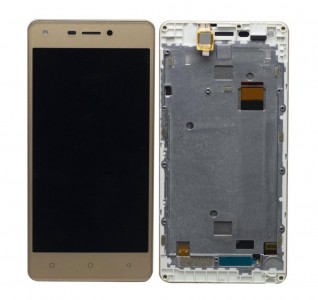 Lcd With Touch Screen For Intex Staari 12 Gold By - Maxbhi Com