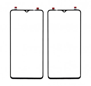 Replacement Front Glass For Oneplus 7t Black By - Maxbhi Com