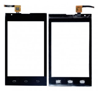 Touch Screen Digitizer For Karbonn Alfa A92 Plus Black By - Maxbhi Com