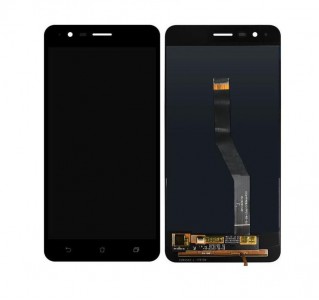 Lcd With Touch Screen For Asus Zenfone 3 Zoom Ze553kl Black By - Maxbhi Com