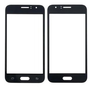 Replacement Front Glass For Samsung Galaxy J1 Ace Black By - Maxbhi Com