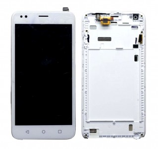 Lcd With Touch Screen For Intex Lions 6 White By - Maxbhi Com