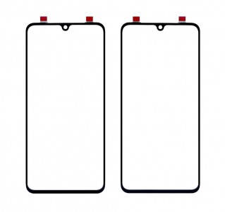 Replacement Front Glass For Vivo V21 Black By - Maxbhi Com