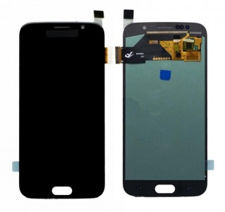 Lcd With Touch Screen For Samsung Galaxy S6 64gb Black By - Maxbhi Com
