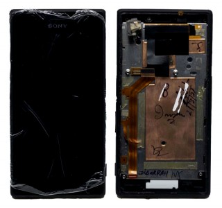Lcd With Touch Screen For Sony Xperia M2 D2303 Black By - Maxbhi Com