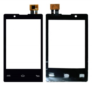 Touch Screen Digitizer For Micromax Bolt S303 Black By - Maxbhi Com