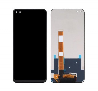 Lcd With Touch Screen For Oppo A92s White By - Maxbhi Com