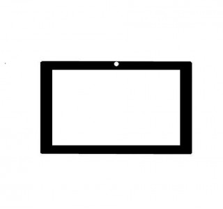 Touch Screen Digitizer For Lava Etab Z7h Plus Black By - Maxbhi.com