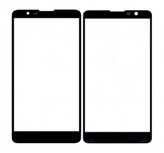 Replacement Front Glass For Lg Stylus 2 Black By - Maxbhi Com