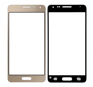 Replacement Front Glass For Samsung Galaxy Alfa Gold By - Maxbhi Com