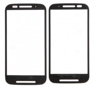 Replacement Front Glass For Motorola New Moto E Black By - Maxbhi Com