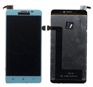 Lcd With Touch Screen For Lenovo S850 White By - Maxbhi Com