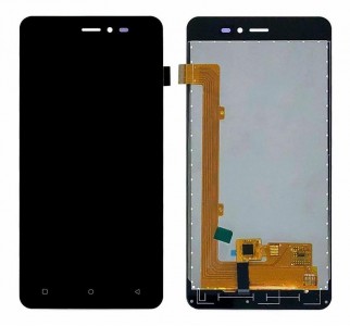 Lcd With Touch Screen For Gionee Pioneer P5w Black By - Maxbhi Com