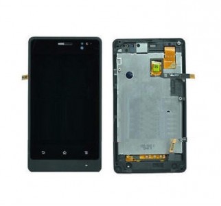 Lcd With Touch Screen For Sony Xperia Go St27i Black By - Maxbhi Com