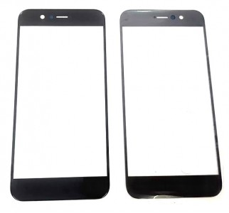 Replacement Front Glass For Huawei Nova 2 Black By - Maxbhi Com