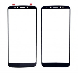 Replacement Front Glass For Motorola Moto E5 Plus Black By - Maxbhi Com