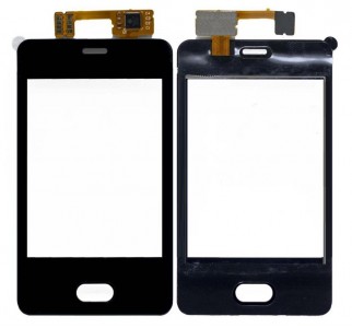 Touch Screen Digitizer For Nokia Asha 501 Dual Sim Black By - Maxbhi Com