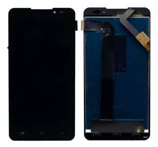 Lcd With Touch Screen For Micromax Canvas Nitro A310 Black By - Maxbhi Com