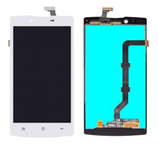 Lcd With Touch Screen For Oppo Neo 3 White By - Maxbhi Com