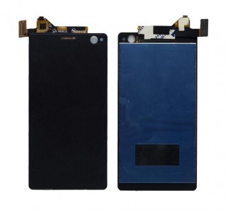 Lcd With Touch Screen For Sony Xperia C4 Dual Black By - Maxbhi Com