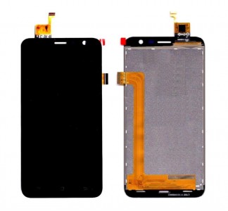 Lcd With Touch Screen For Karbonn Titanium Dazzle S201 Black By - Maxbhi Com