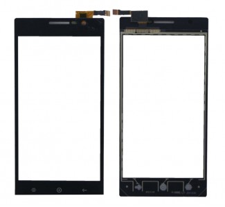Touch Screen Digitizer For Lyf Wind 4 Black By - Maxbhi Com