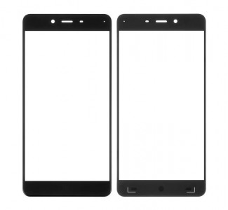 Replacement Front Glass For Oneplus X Black By - Maxbhi Com