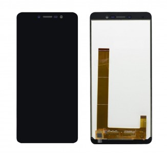 Lcd With Touch Screen For Panasonic P101 Black By - Maxbhi Com