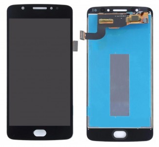 Lcd With Touch Screen For Motorola Moto E4 Usa Black By - Maxbhi Com