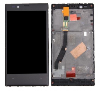 Lcd With Touch Screen For Nokia Lumia 720 Black By - Maxbhi Com