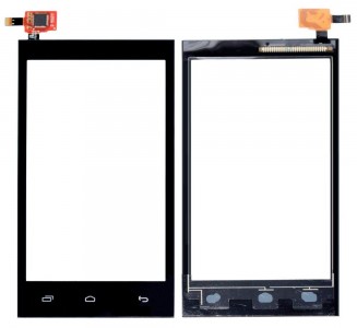 Touch Screen Digitizer For Intex Aqua 3g Pro Q Champagne By - Maxbhi Com