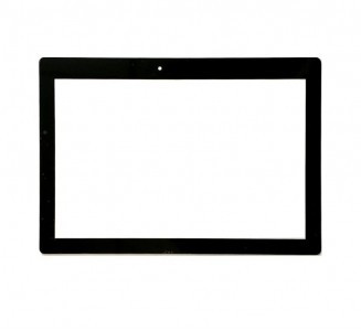 Replacement Front Glass For Lenovo Tab3 10 Black By - Maxbhi.com