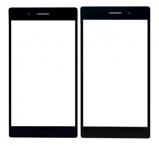 Replacement Front Glass For Lenovo Tab 3 730x Black By - Maxbhi Com